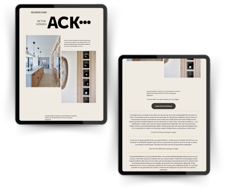 ACK email funnels